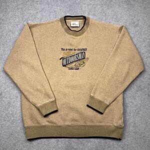 MC Sport sweatshirt brown outdoor sportsman size large